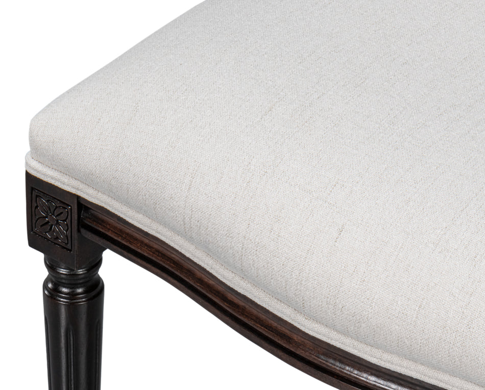 Hugo Oval Side Chair, Dark Brown- Set of 2 - Chapin Furniture