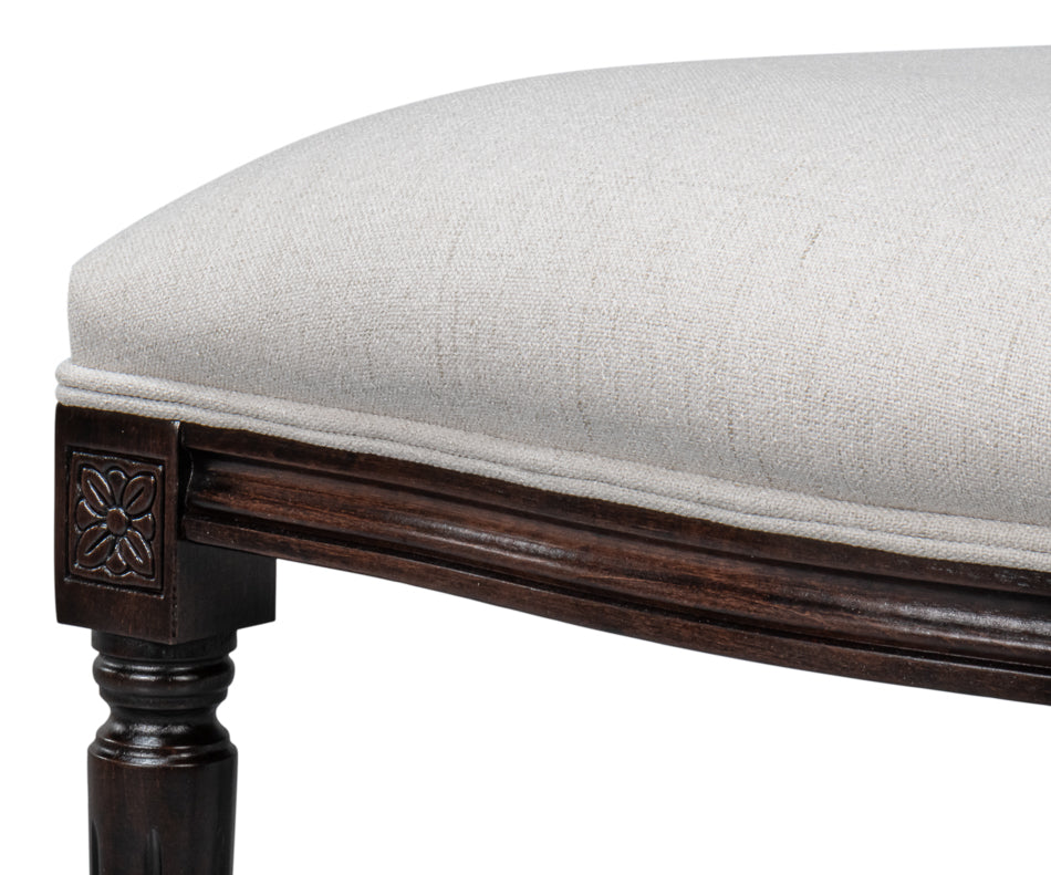 Hugo Oval Side Chair, Dark Brown- Set of 2 - Chapin Furniture