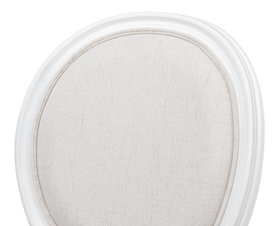 Hugo Oval Side Chair, Cortina White- Set of 2 - Chapin Furniture