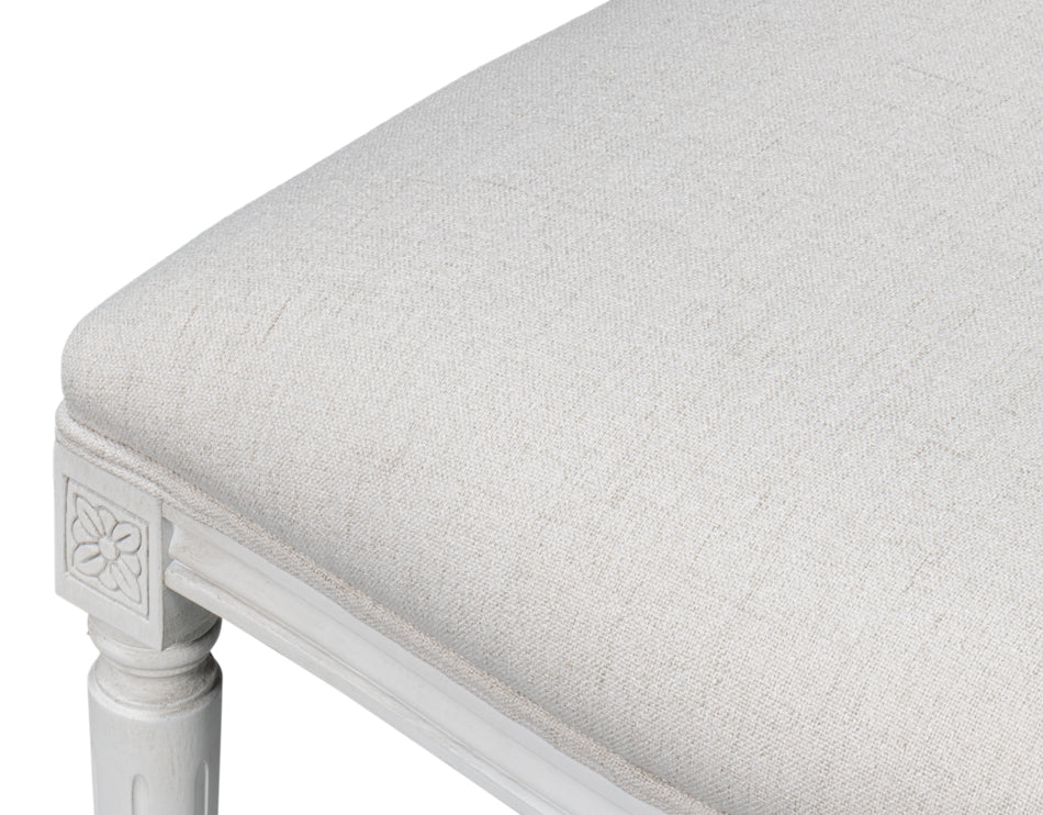 Hugo Oval Side Chair, Cortina White- Set of 2 - Chapin Furniture