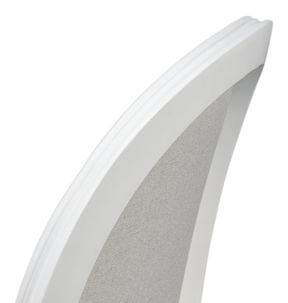 Hugo Oval Side Chair, Cortina White- Set of 2 - Chapin Furniture