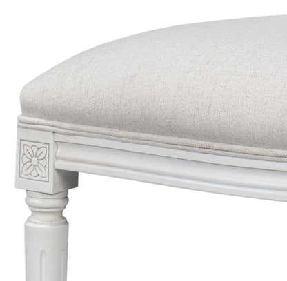 Hugo Oval Side Chair, Cortina White- Set of 2 - Chapin Furniture