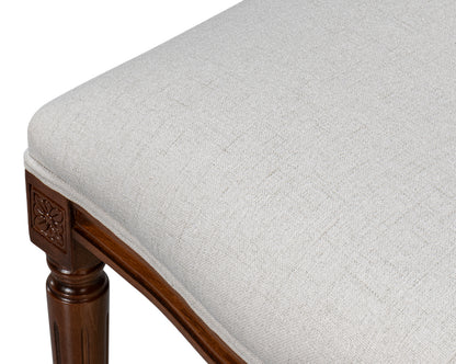 Hugo Oval Side Chair, Old World Walnut- Set of 2 - Chapin Furniture