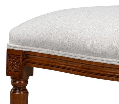 Hugo Oval Side Chair, Old World Walnut- Set of 2 - Chapin Furniture