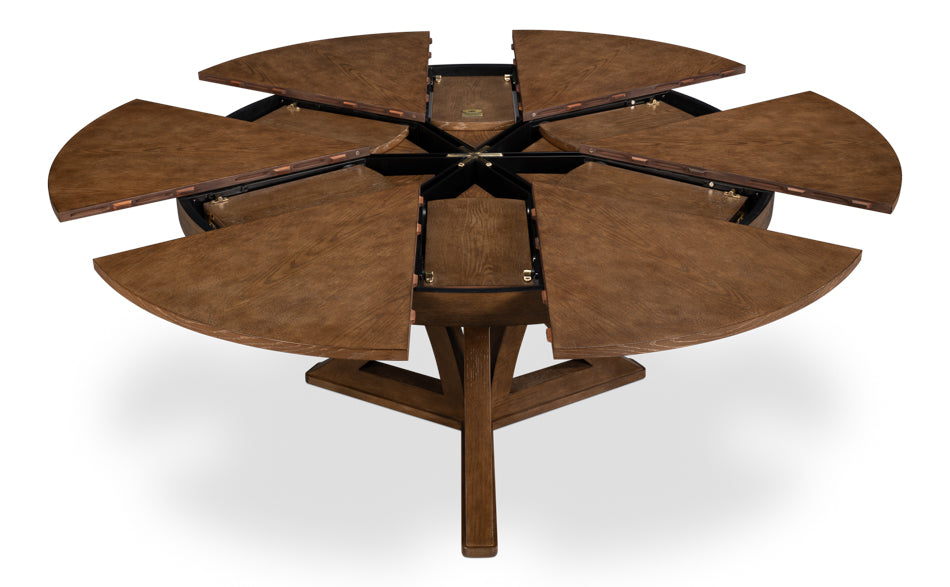 Casual Jupe Medium Dining Table- Light Mink - Chapin Furniture