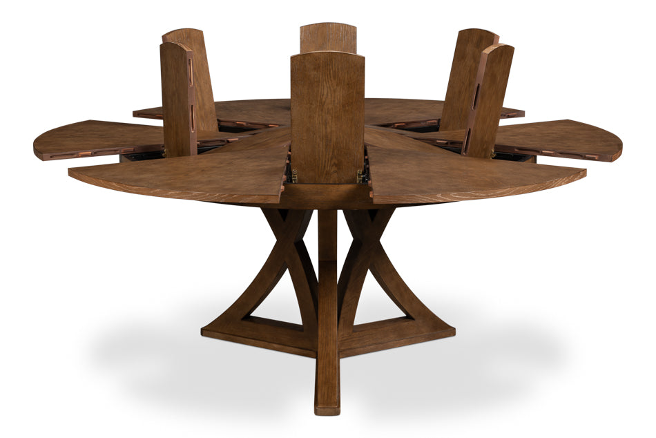 Casual Jupe Medium Dining Table- Light Mink - Chapin Furniture