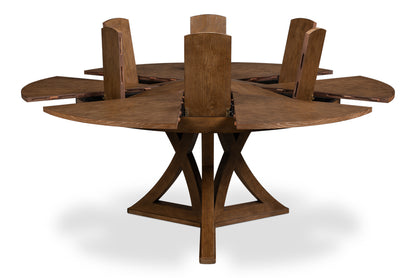 Casual Jupe Medium Dining Table- Light Mink - Chapin Furniture