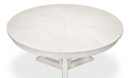 Casual Jupe Medium Dining Table- Working White - Chapin Furniture
