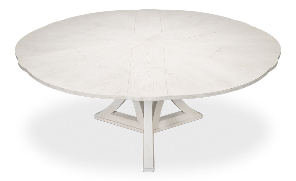 Casual Jupe Medium Dining Table- Working White - Chapin Furniture