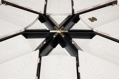 Casual Jupe Medium Dining Table- Working White - Chapin Furniture