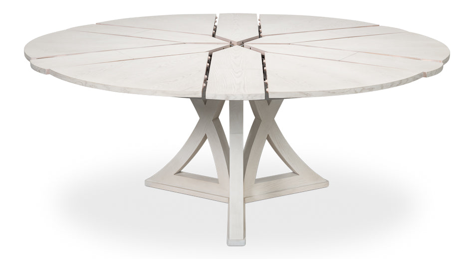 Casual Jupe Medium Dining Table- Working White - Chapin Furniture