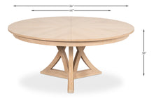 Casual Jupe Large Dining Table- Bleached Oak - Chapin Furniture