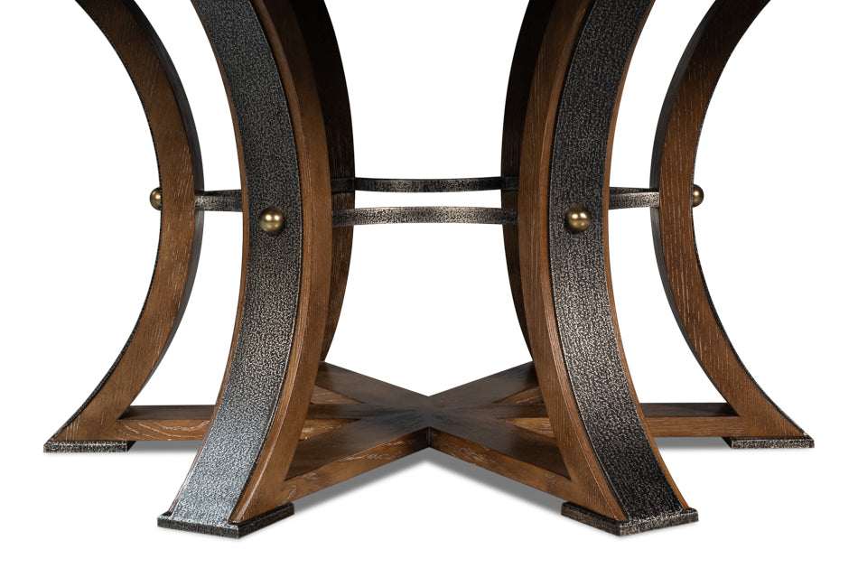 Tower Jupe Large Dining Table- Light Mink - Chapin Furniture