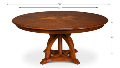 Austin Jupe Medium Dining Table- Walnut - Chapin Furniture