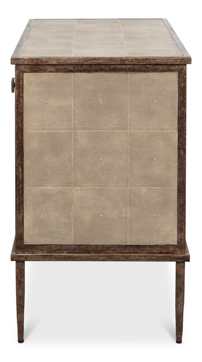 Roland Sideboard, Shagreen- Charcoal Grey - Chapin Furniture