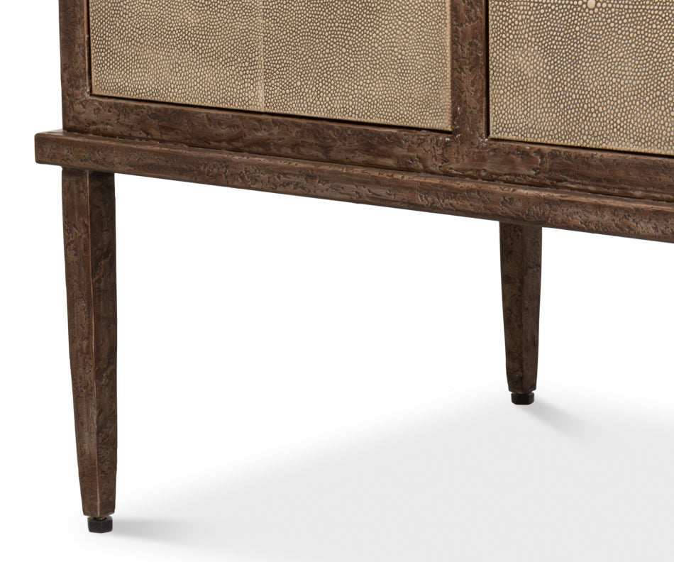 Roland Sideboard, Shagreen- Charcoal Grey - Chapin Furniture