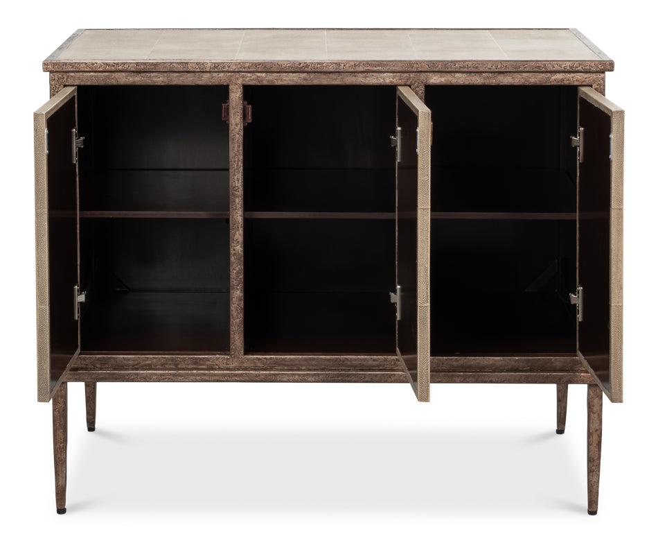 Roland Sideboard, Shagreen- Charcoal Grey - Chapin Furniture