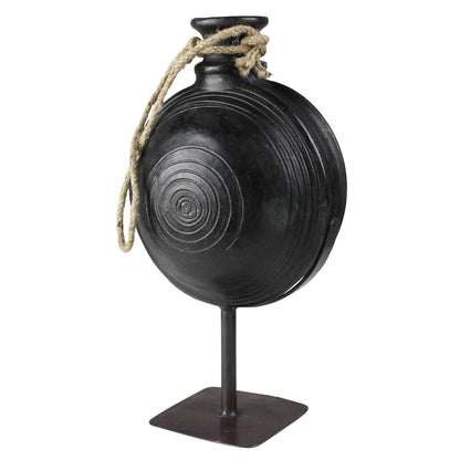 Bola Clay Pot on Stand - Small - Chapin Furniture