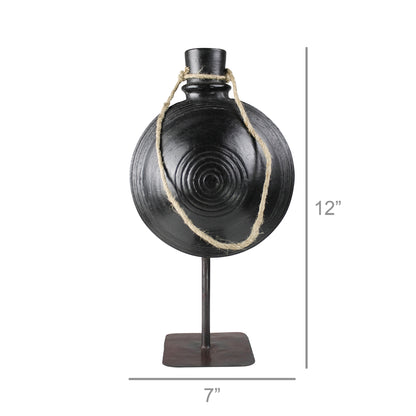 Bola Clay Pot on Stand - Small - Chapin Furniture