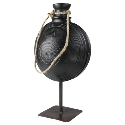 Bola Clay Pot on Stand - Medium - Chapin Furniture