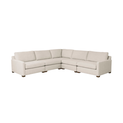 Colby Thin Track Arm Modular L-Shaped Sectional - Custom - Chapin Furniture
