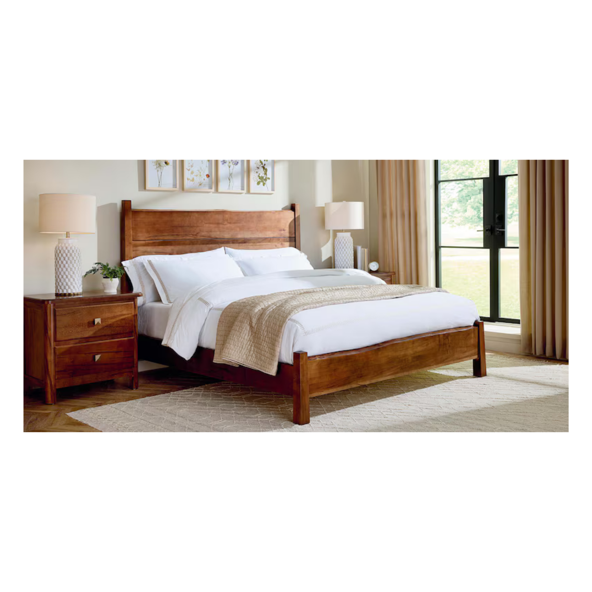 Benchmade Heritage Live Edge Panel Bed - Custom - Chapin Furniture