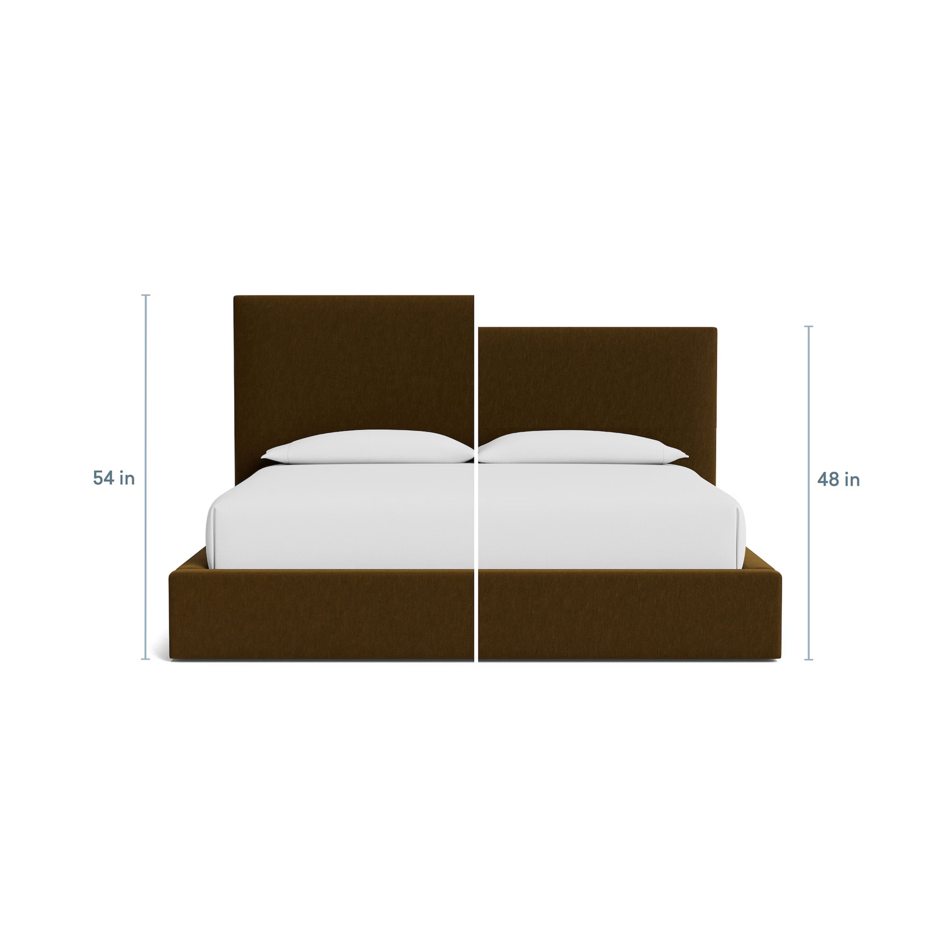 Eden Upholstered Bed 48" - Custom - Chapin Furniture