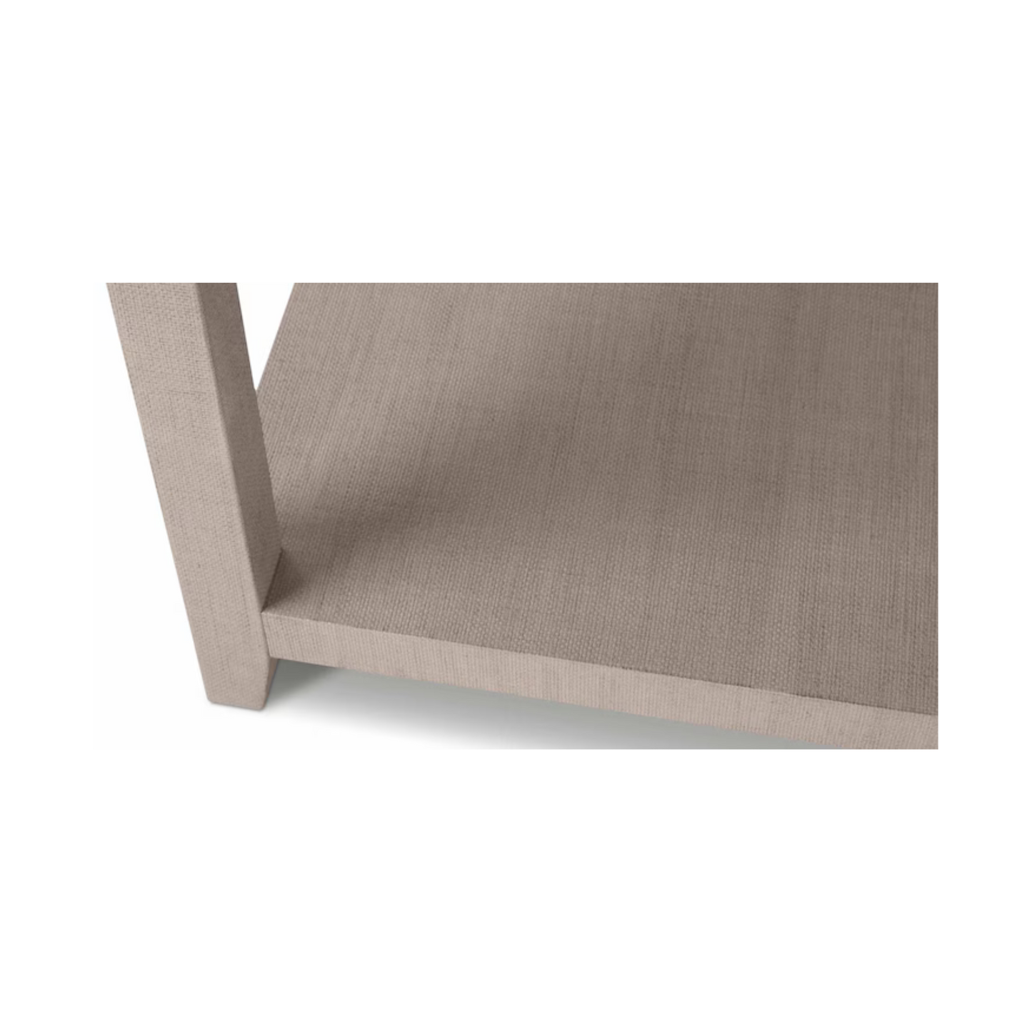 Ventura Raffia Square End Table - Sand Grey - Chapin Furniture