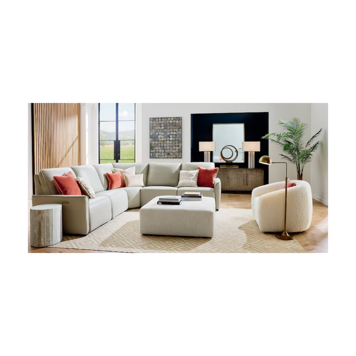 Kelly 44" Square Ottoman - Custom - Chapin Furniture