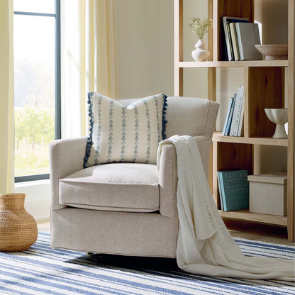 New American Living Thin Track Arm Swivel Glider Chair - Custom - Chapin Furniture