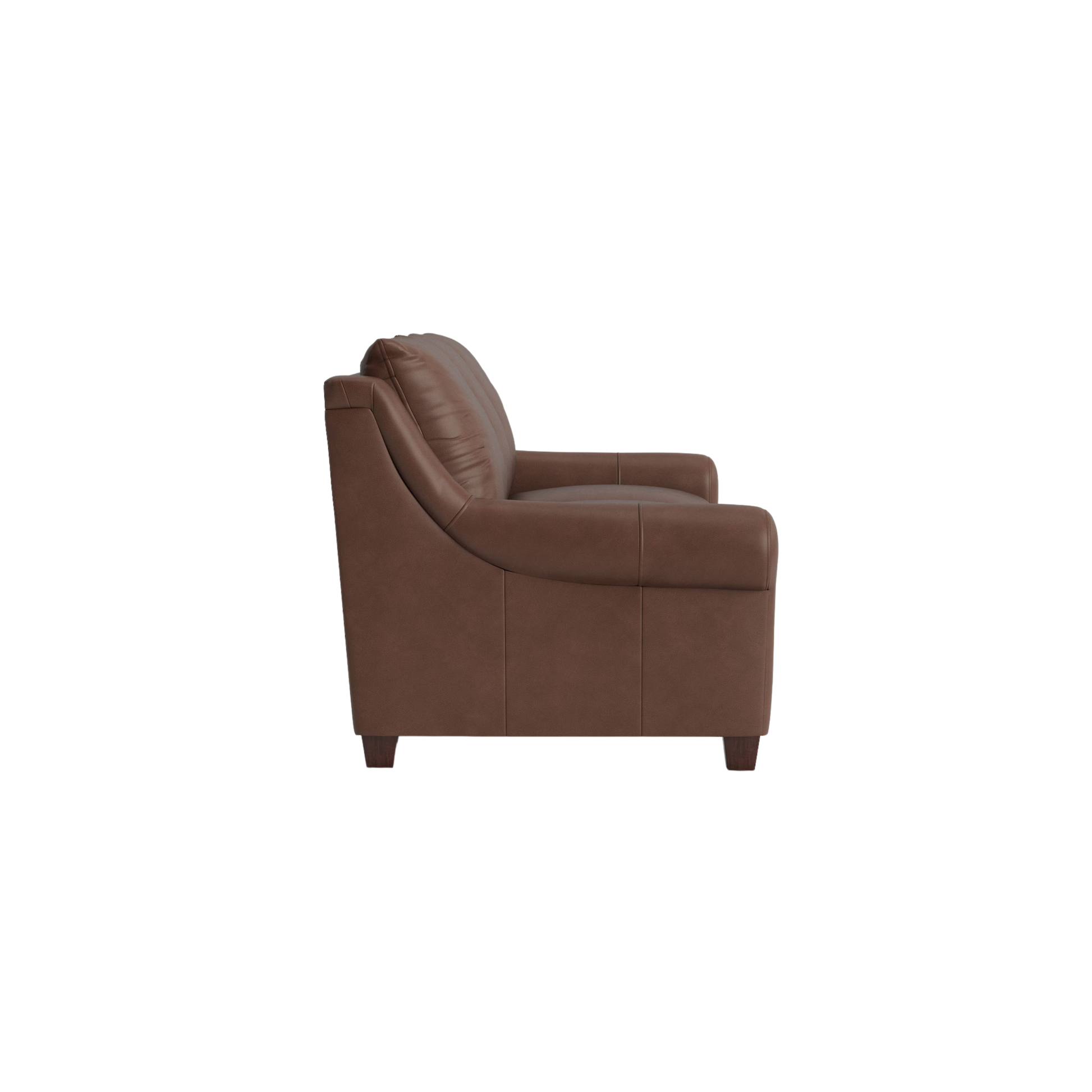 Ellery Leather Roll Arm Sofa 92.5" - Custom - Chapin Furniture