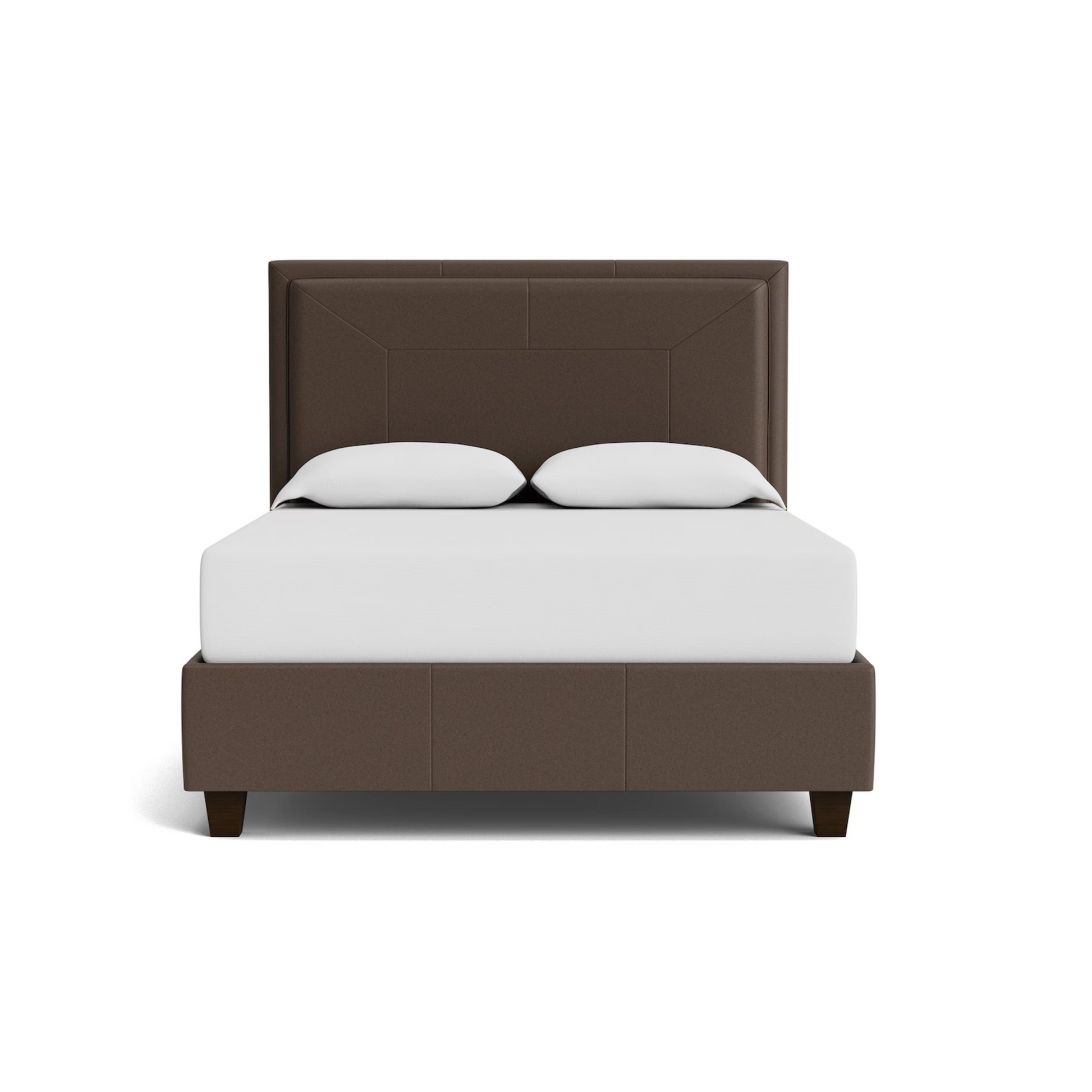 Manhattan Leather Upholstered Bed - Custom - Chapin Furniture