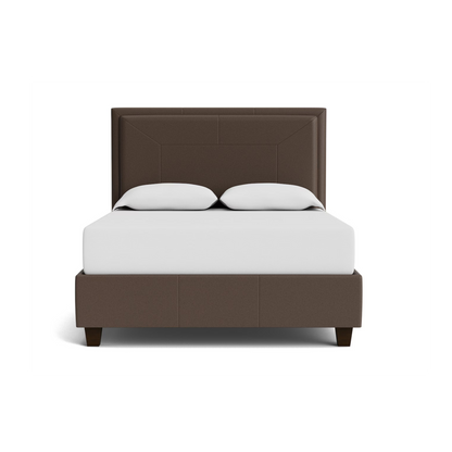 Manhattan Leather Upholstered Bed - Custom - Chapin Furniture