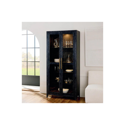 Foster Display Cabinet - Black - Chapin Furniture