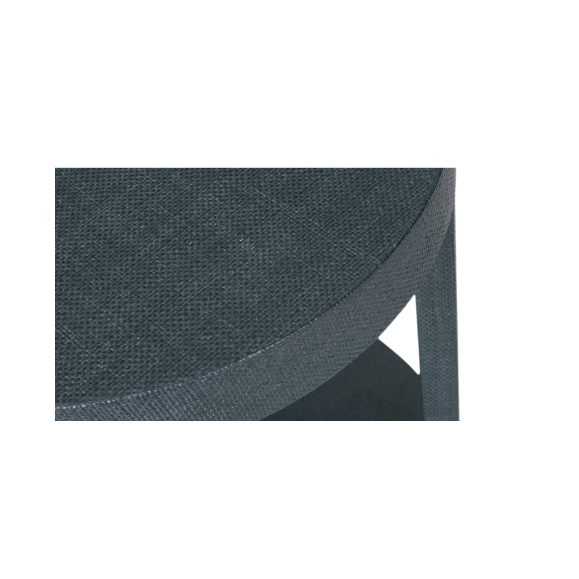 Ventura Raffia Round Lamp Table - Pacific Blue - Chapin Furniture