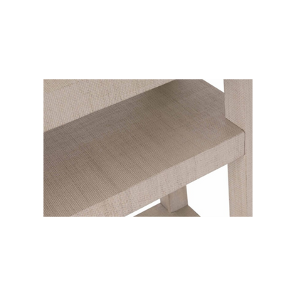 Ventura Raffia Console Table - Sand Grey - Chapin Furniture