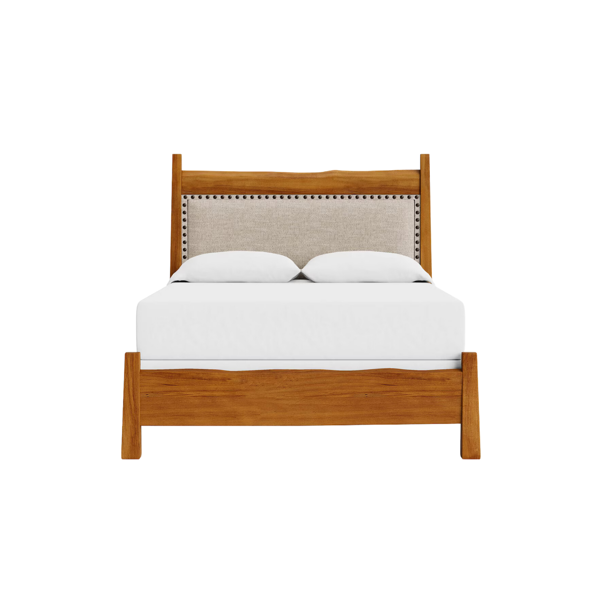 Benchmade Heritage Live Edge Upholstered Bed - Custom - Chapin Furniture