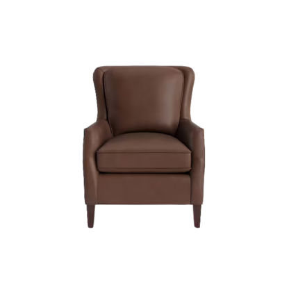 Kent Leather Slope Arm Chair - Custom - Chapin Furniture