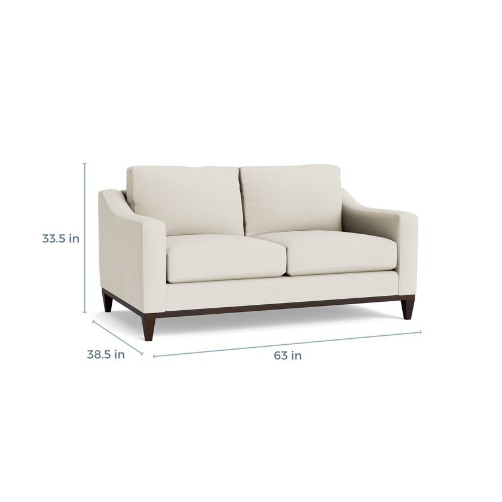 Sanford 63" Sofa - Custom - Chapin Furniture