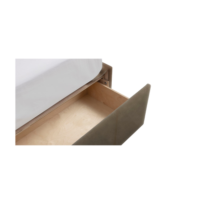 Paris Leather Upholstered Storage Bed - Custom - Chapin Furniture