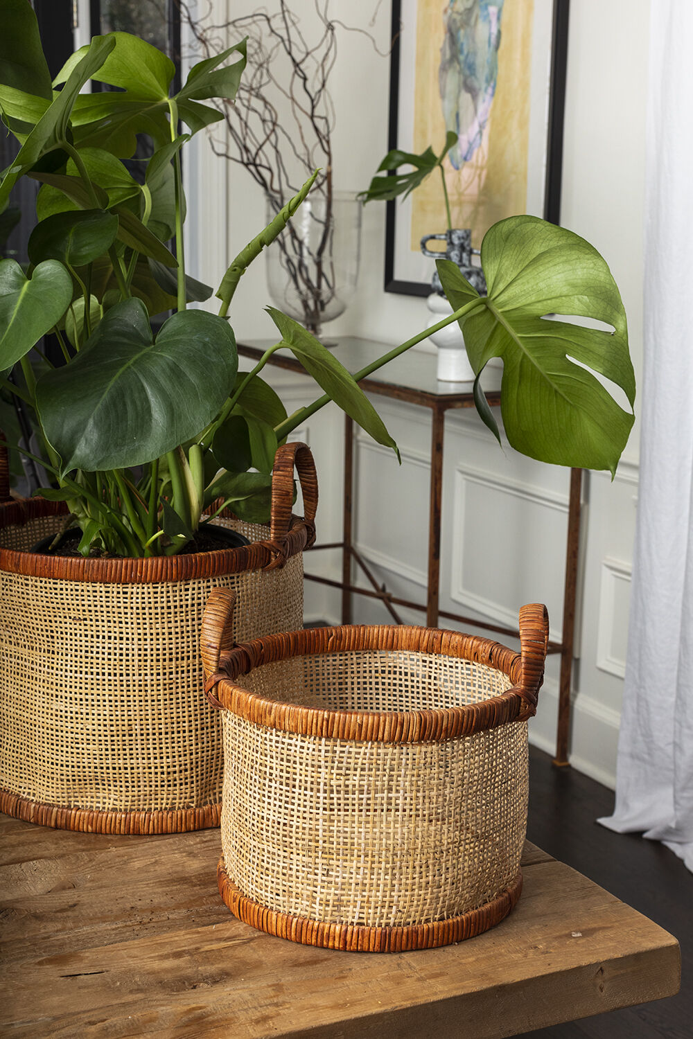 Maple Basket- Set of 2, Brown - Chapin Furniture