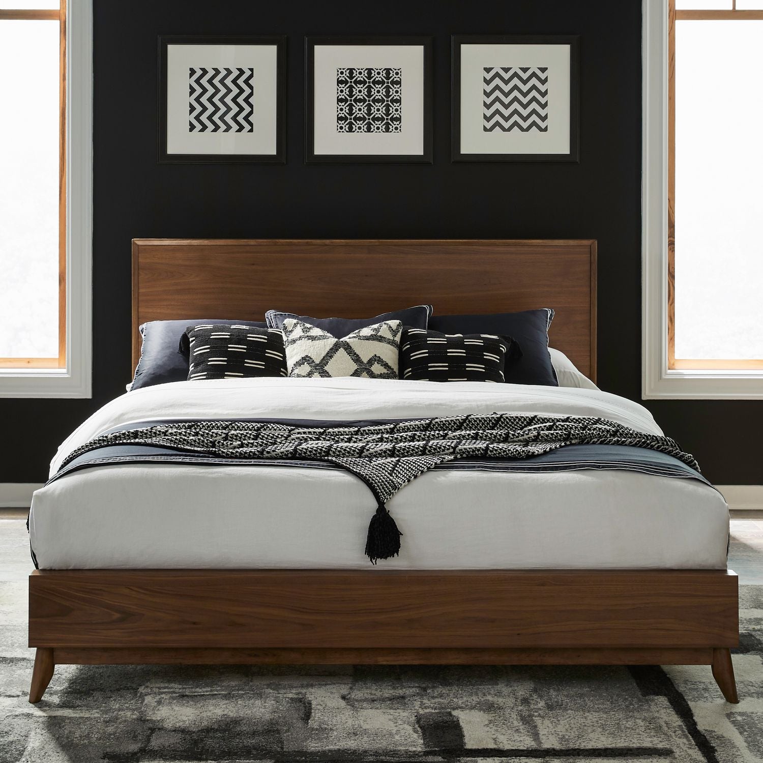 Century Modern Panel Bed - Chapin Furniture