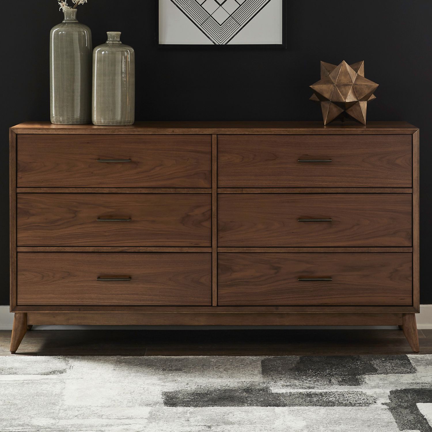 Century Modern 6 Drawer Dresser - Chapin Furniture