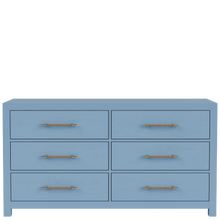 Rosalie Six Drawer Dresser -Blue - Chapin Furniture