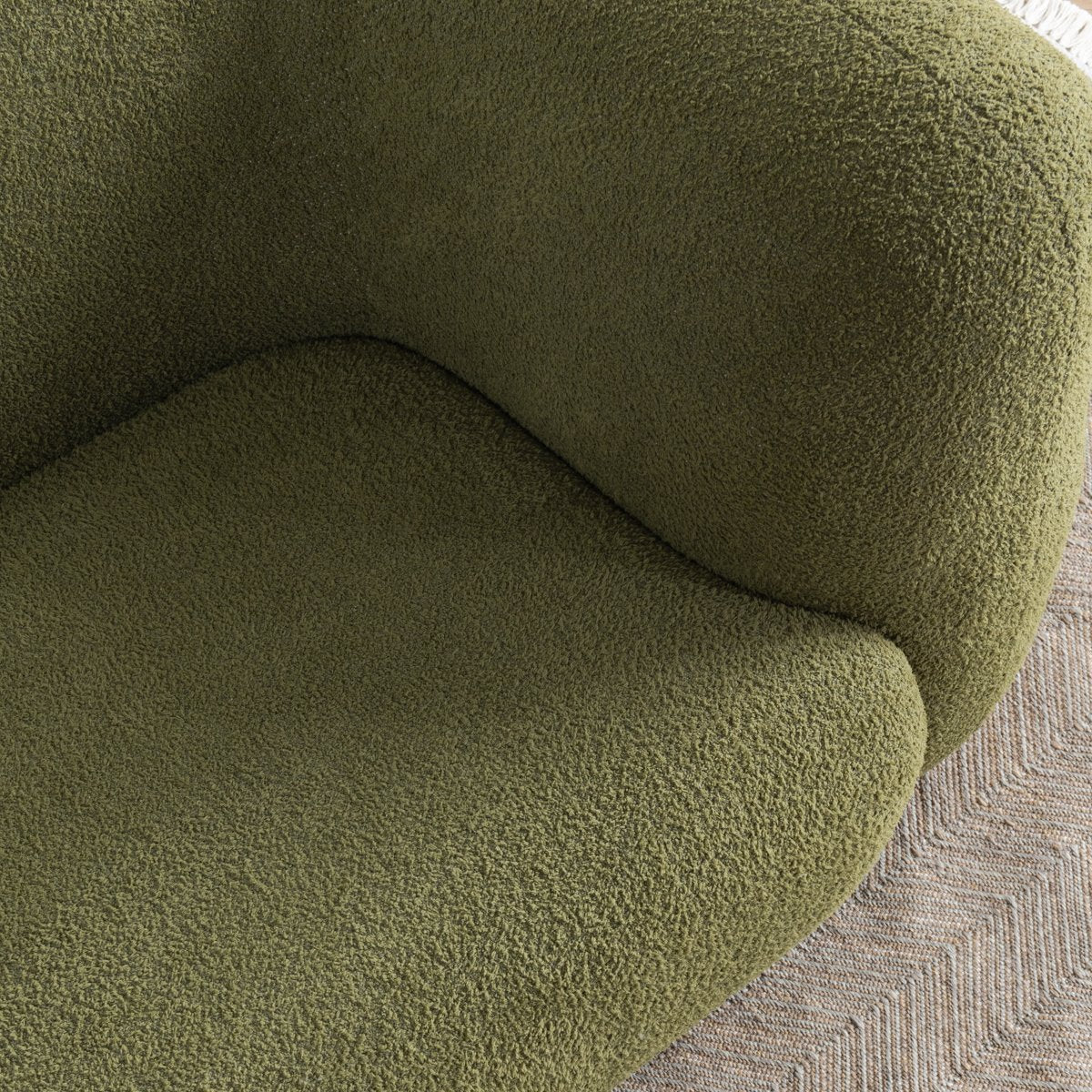 Faris Upholstered Sofa - Dark Olive - Chapin Furniture