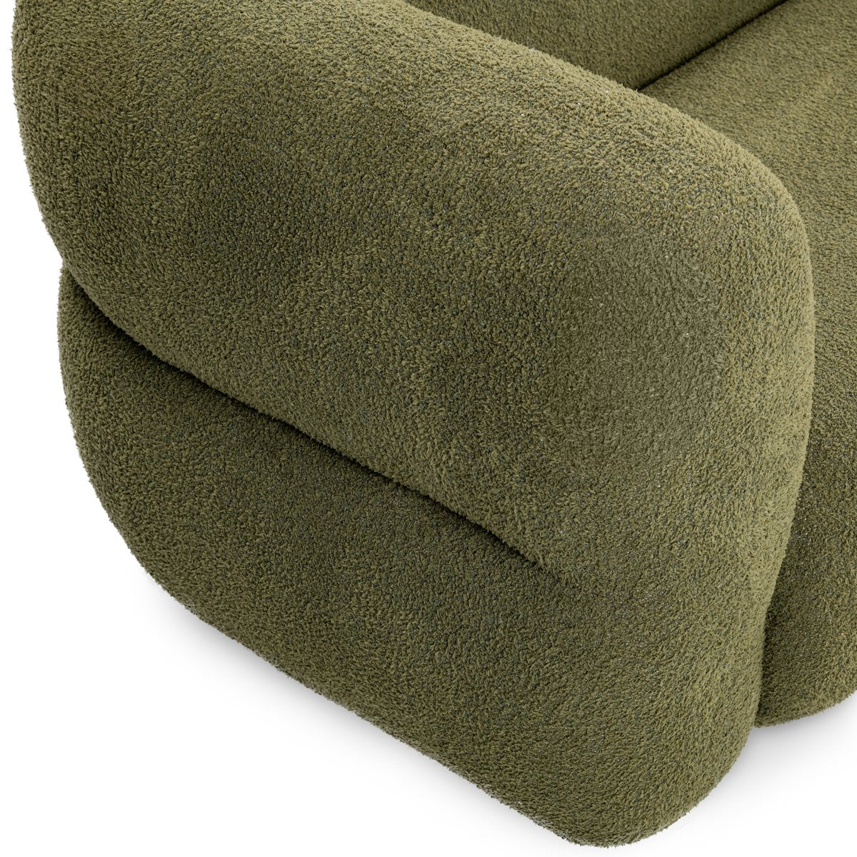 Faris Upholstered Sofa - Dark Olive - Chapin Furniture