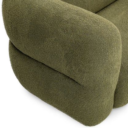 Faris Upholstered Sofa - Dark Olive - Chapin Furniture