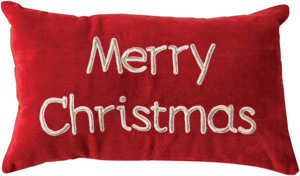 Merry Christmas Lumbar Pillow - Chapin Furniture