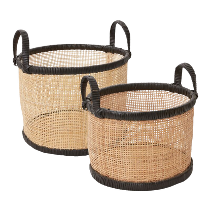 Maple Basket- Set of 2, Black - Chapin Furniture