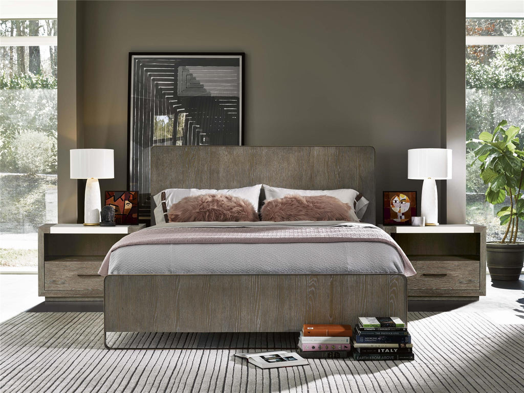 Modern Wilshire Nightstand - Charcoal - Chapin Furniture